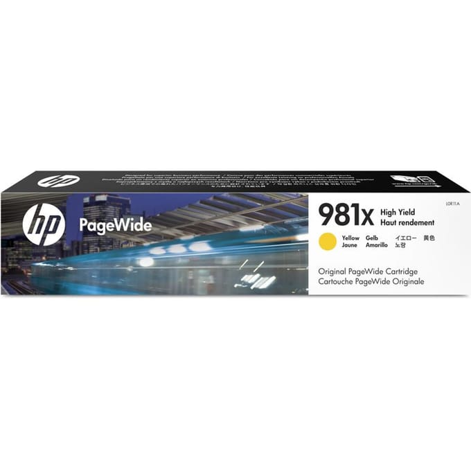 Inktcartridge hp l0r11a 981x geel