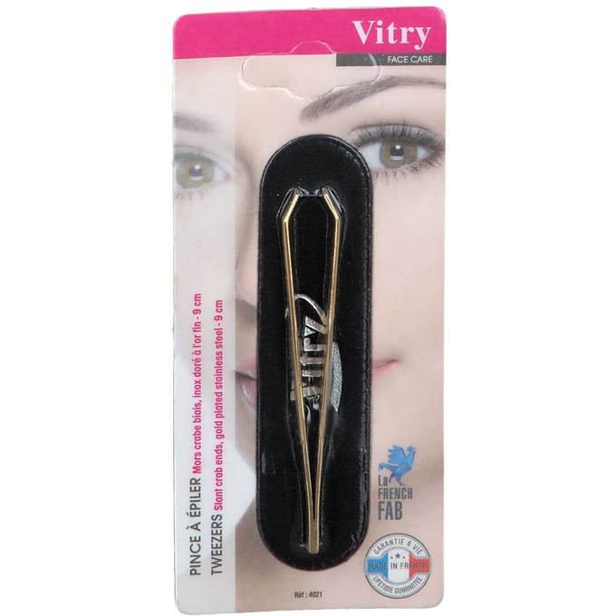 Vitry Prestige Epileerpincet Krab Verguld 4021 1 Pincet