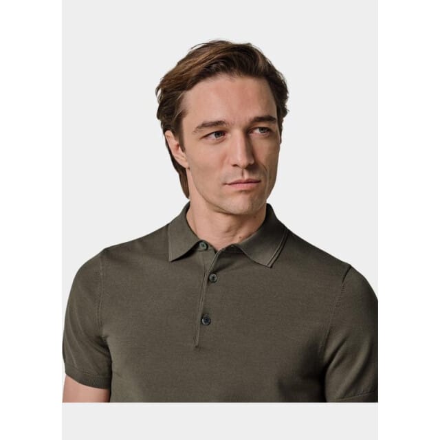 Profuomo Poloshirt Luxury Basic Bruin - Maat XXL - Heren