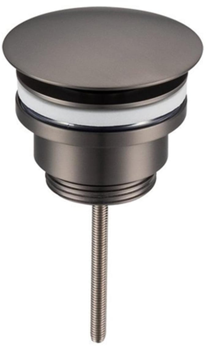 FugaFlow Eccelente Sobrado Badkamer afvoerplug always open PVD gunmetal