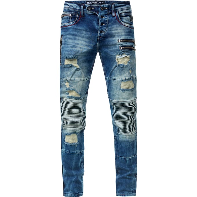 Jeansbroek "MISATO" slim fit (THE FULLY LOADED)