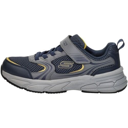 Skechers Retro-Graph Klittenband Laag - Blauw - Maat 37