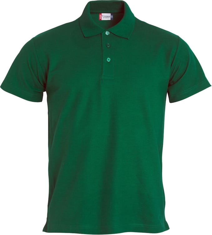 Clique Basic Polo 028230 - Flessen-groen - S