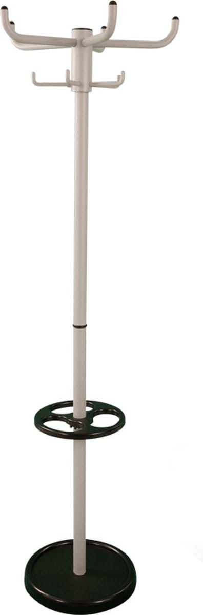 V-part - Staande kapstok met parapluhouder High Five - Steel - grijs, zwart