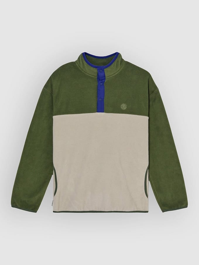 Element Abenaki Polar Sweatshirt Met Halve Rits Groen 16 Years Jongen