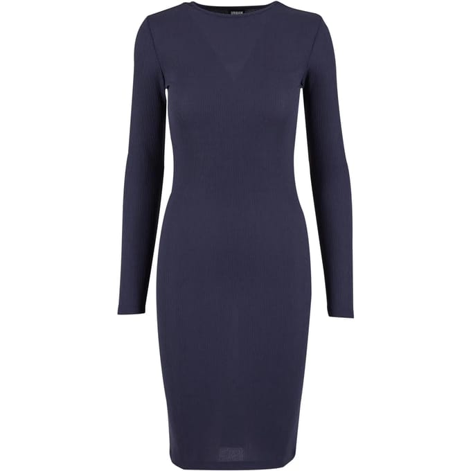 Urban Classics - Rib Kokerjurk - 4XL - Donkerblauw