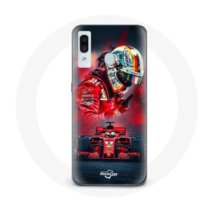 Coque - Formule 1 - Samsung Galaxy A40 - Rouge - Souple - Sportif rouge