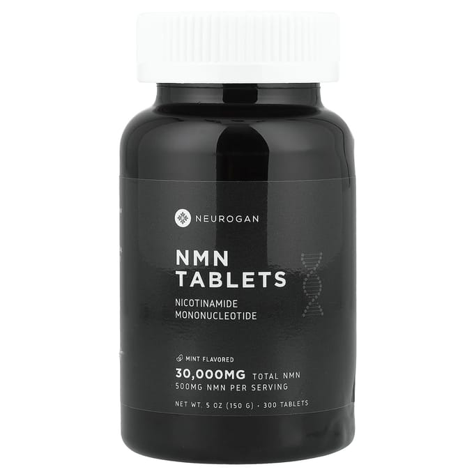 Neurogan Health, NMN, Munt, 300 Tabletten (100mg per tablet)