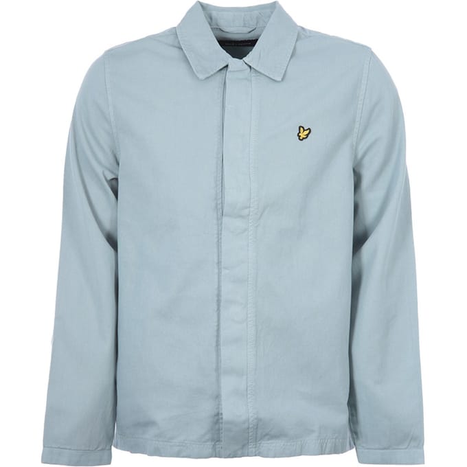 Lyle & Scott Washed Drill Overshirt - Away Blue