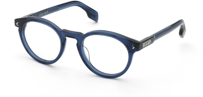 Lozza VL4380M Blu trasparente lucido 50/22/145 UNISEX Brilmonturen