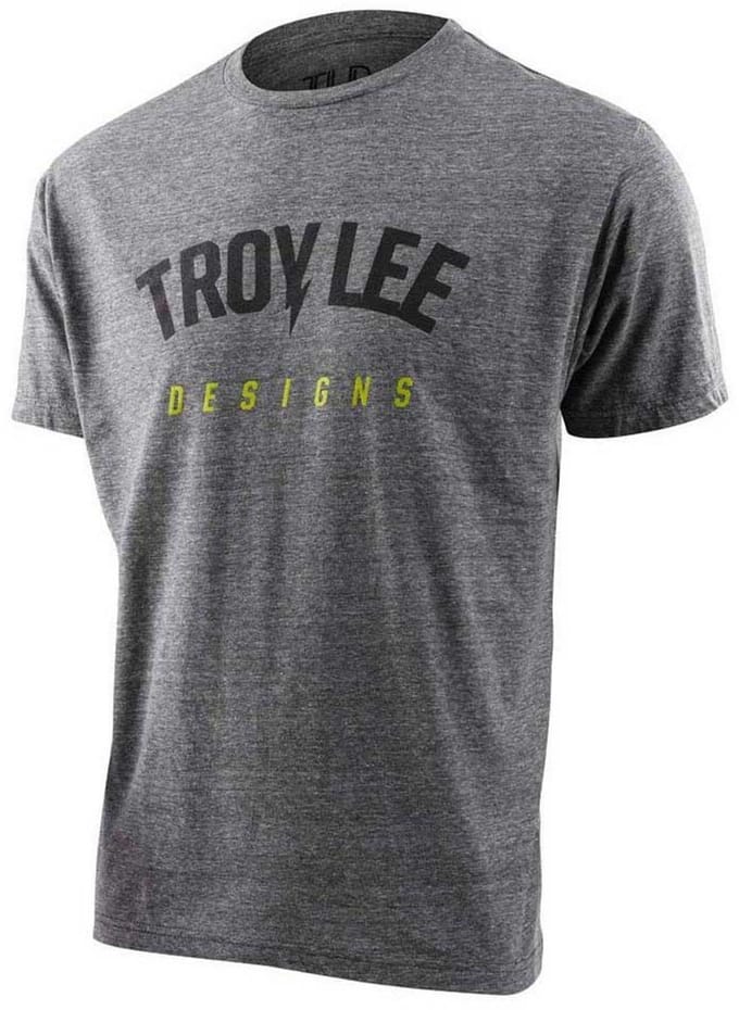 Troy Lee Designs Bolt T-shirt Met Korte Mouwen Grijs M Man