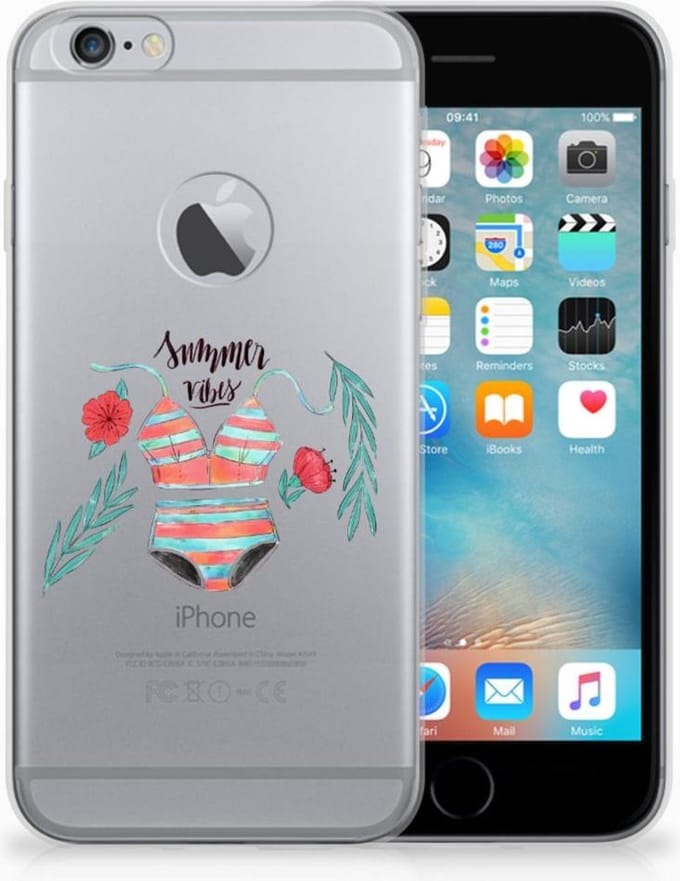 Back Cover voor Apple iPhone 6 Plus | 6s Plus Telefoonhoesje met Naam Boho Summer