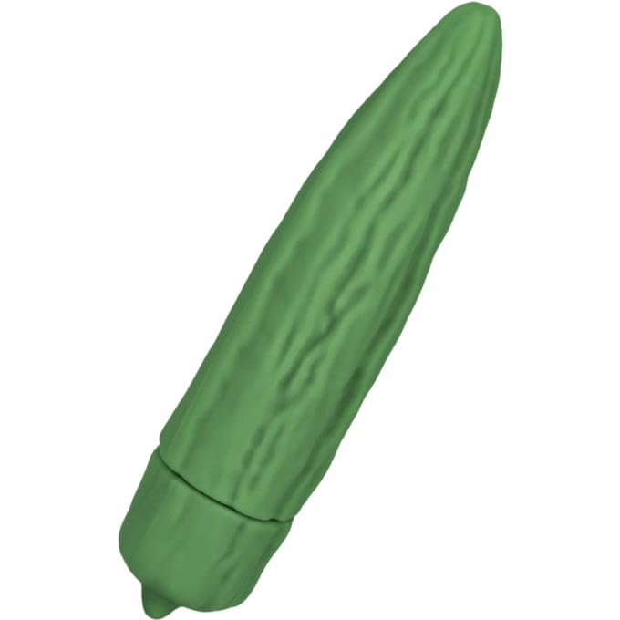 EIS, vibrator, augurk minivibrator, 12,3 cm, waterdicht, huidvriendelijke siliconen
