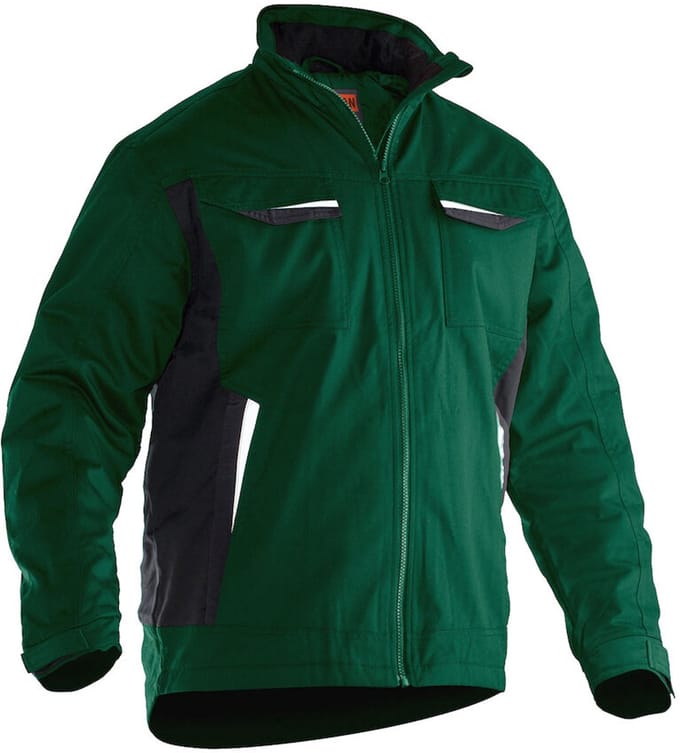 Jobman 1317 Service Jacket Lined 65131720 - Bosgroen - M