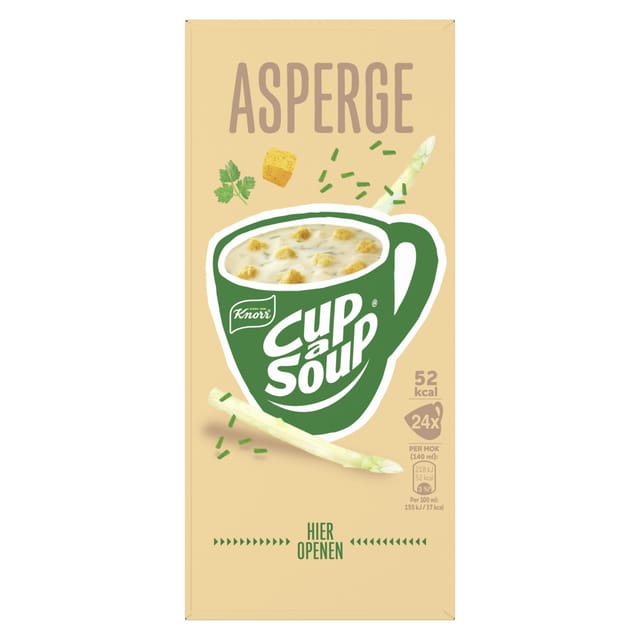 Knorr Cup-a-Soup asperge | pak van 24 zakjes