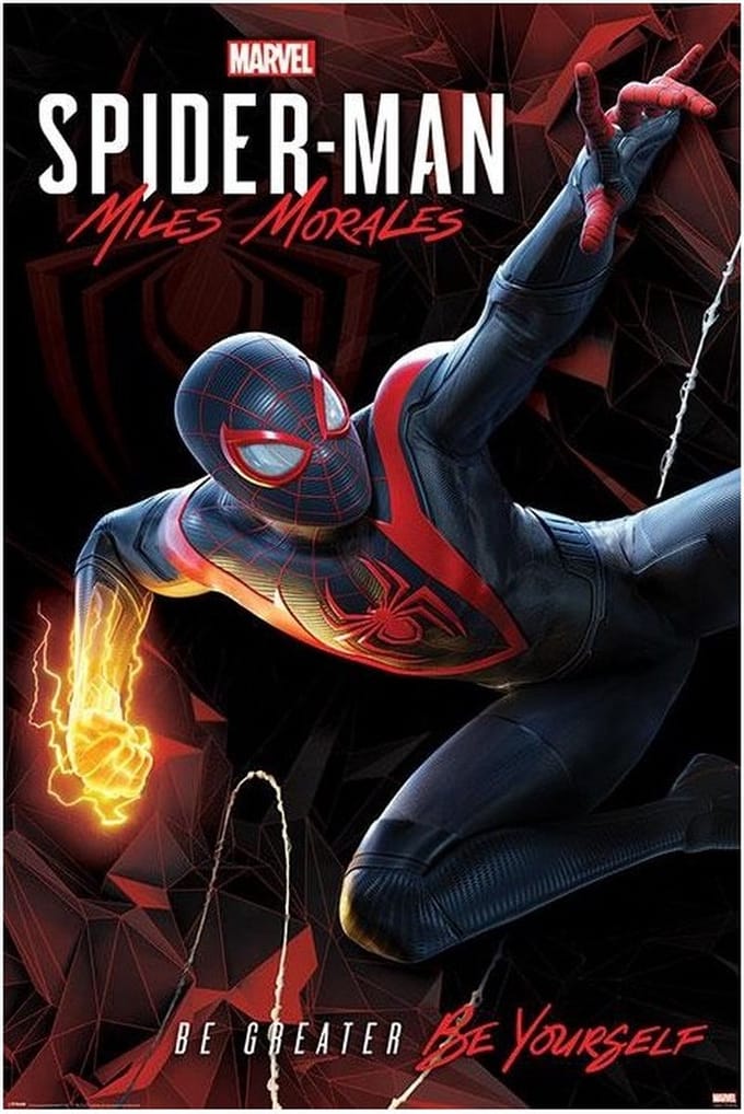 Spider-Man Miles Morales Cybernetic Swing - Maxi Poster