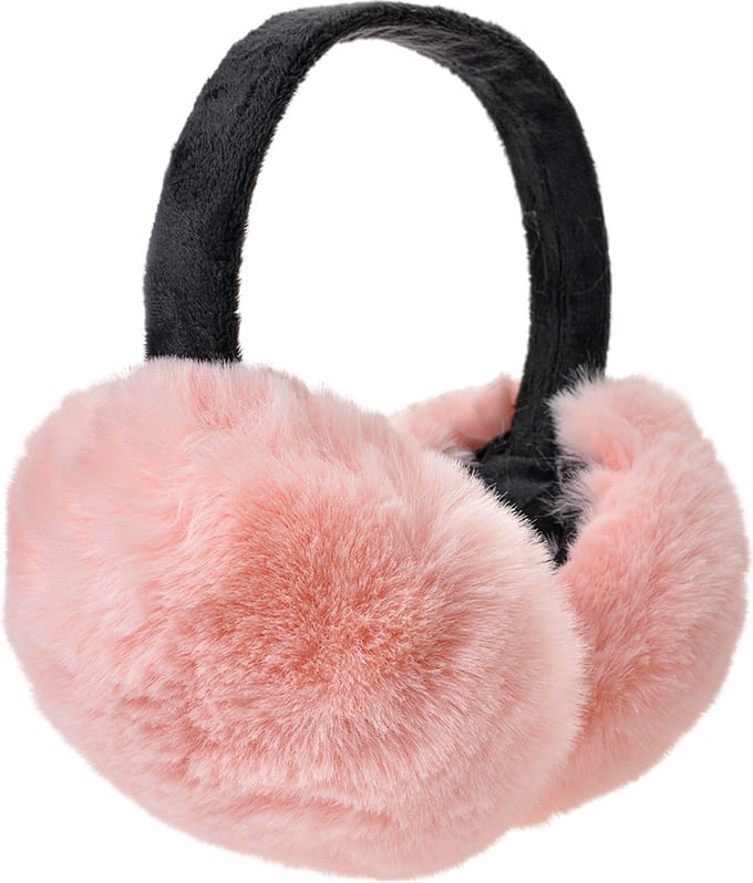 Clayre & Eef Oorwarmers one size Roze Polyester