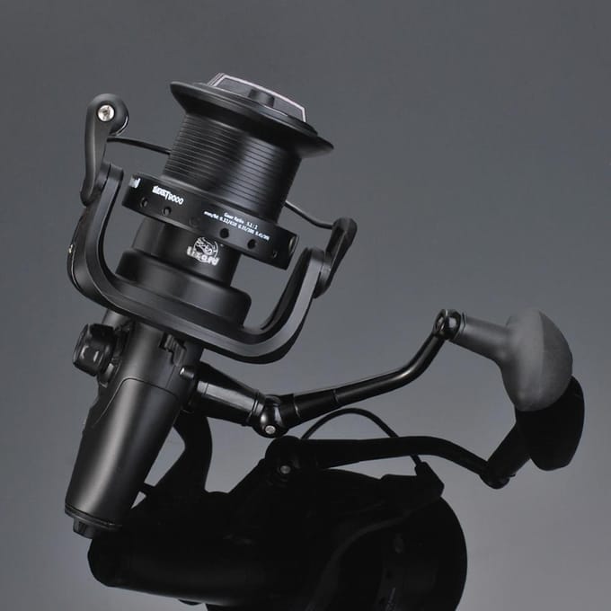 Moulinet Spinning 12 + 1 BB, avec Double frein avant et arrière, pour pêche à la carpe, gauche et droite, Interchangeable 5000 black
