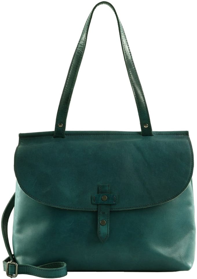 HAROLD'S Leren Schoudertas Aberdeen Shoulderbag Petrol