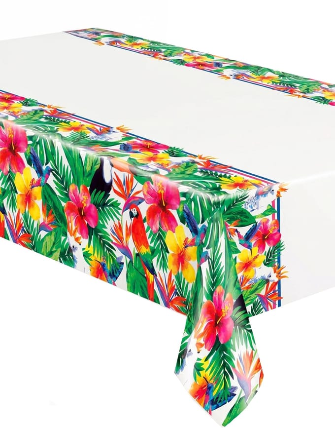 UNIQUE - Plastic Tropical Palm tafelkleed 137 x 213 cm