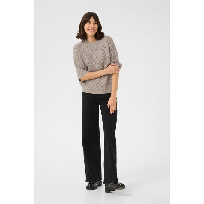 Pullover Loose fit light grey