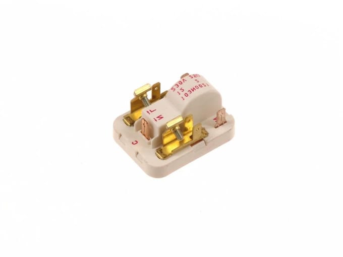 Startrelais Compressor - Relais Starter - Koelkast Reparatie - Voor Diverse Compressoren - 48 mm - Zilver