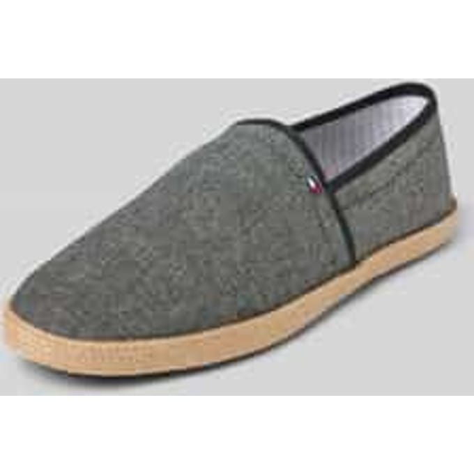 Espadrilles van chambray-linnen