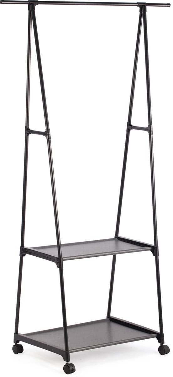 Mesa Living Kledingrek | Kledingstandaard | Rek met 2 schappen