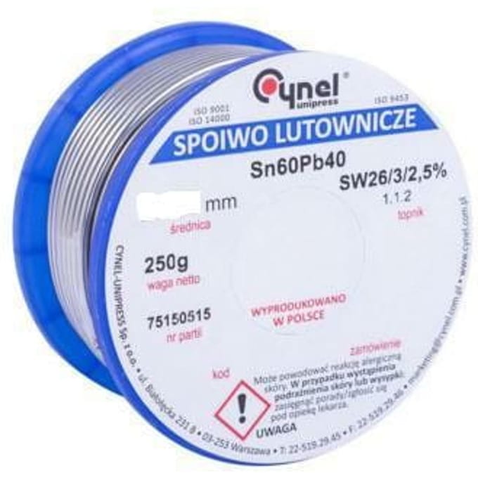Cynel Soldeerdraad Sn60Pb40 1.5mm 250g - Professioneel