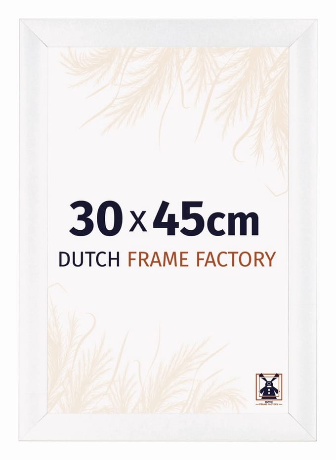 Fotolijst 30x45 cm - MDF - Wit Mat - Praag