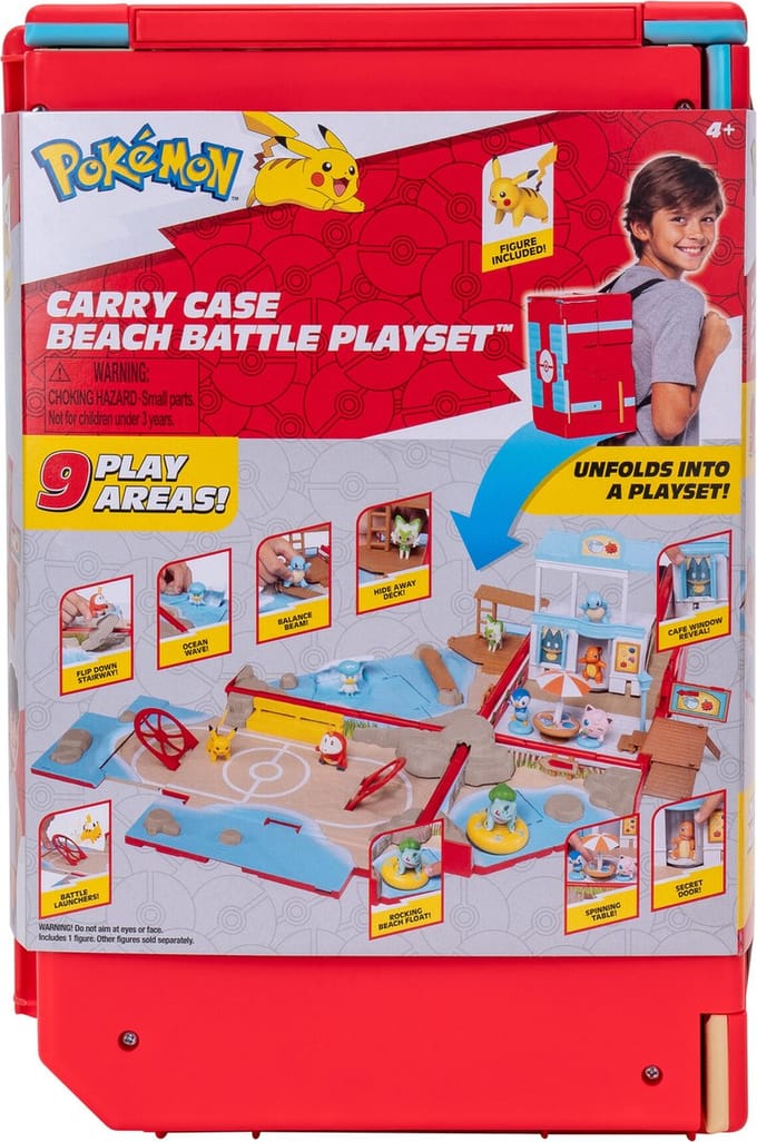 Pokémon - Carry Case Battle Beach Playset