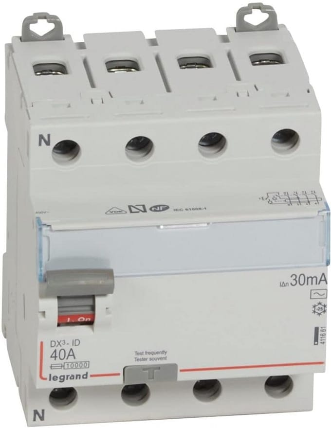 Differentieelschakelaar Pro 4P 40A Type AC 30mA - Veilige Elektrische Installatie