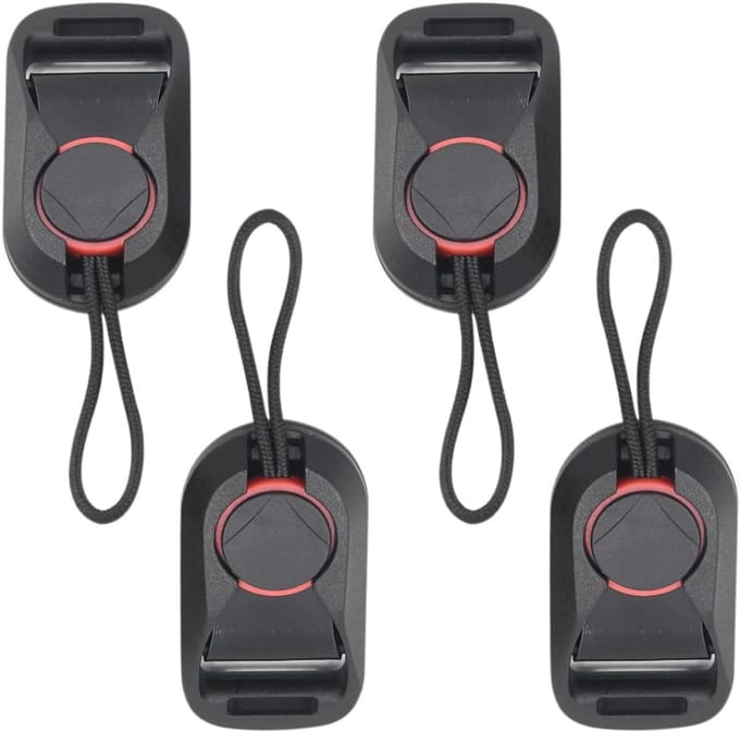 Camerariem-adapters 4 stuks met snelsluiting voor camera's