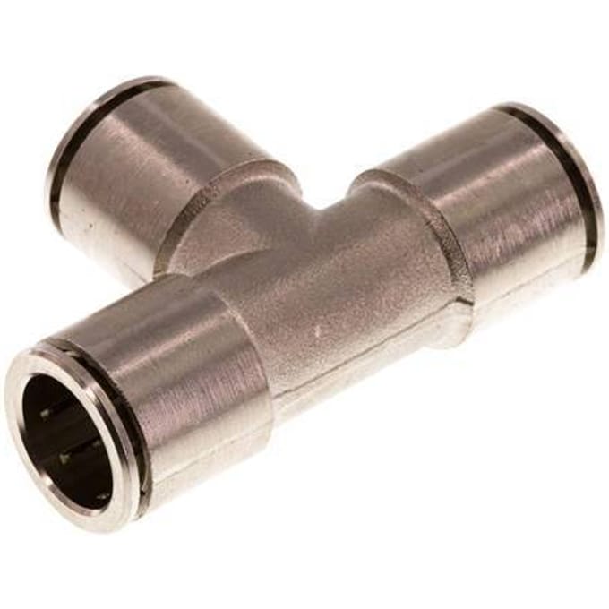 14mm T-koppeling Messing Insteekfitting FKM