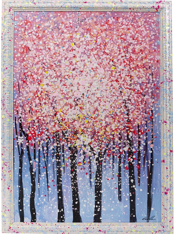 Schilderij bloeiende laan 100x150cm Kare Design