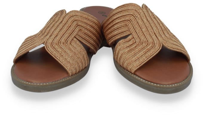 Mode-mania Dames Slipper | Oranje | Maat: 39