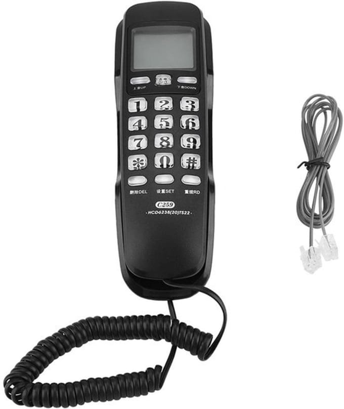 Dailygoody Muurmontagebare Vaste Telefoon Noise