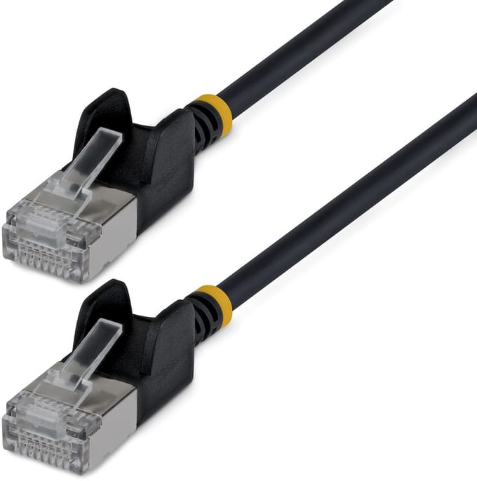 StarTech.com N6APATSTP34BKS3M netwerkkabel Zwart 3 m Cat6a U/FTP (STP) Rond