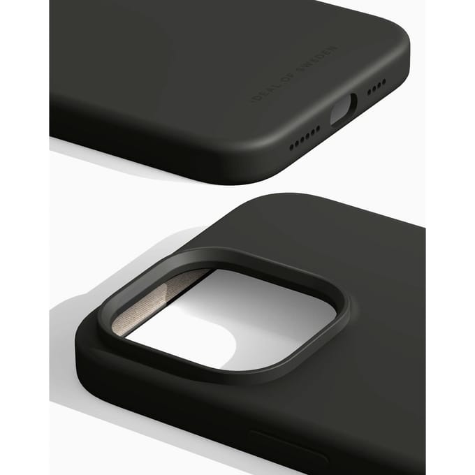 iDeal of Sweden Silicone Case geschikt voor Apple iPhone 14 Pro Max - Zwart