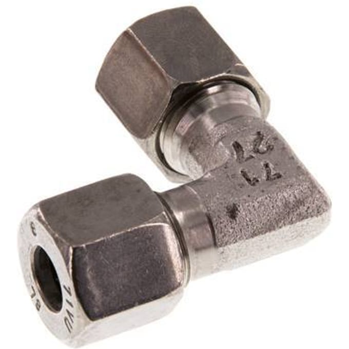 8L RVS Elbow 90deg Snijring 315 Bar DIN 2353 - FL2E-C-ST-08-L