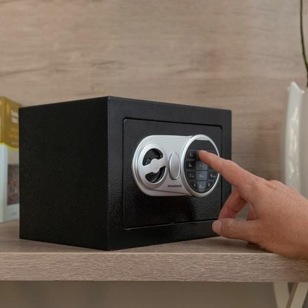 Kluis - InnovaGoods - Safeck - Elektronisch slot - ABS Staal - Modern design zwart