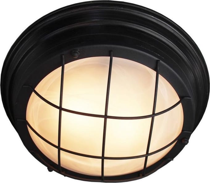 Brilliant Typhoon - Plafondlamp - E27 max 2x25W - Antiek Zwart
