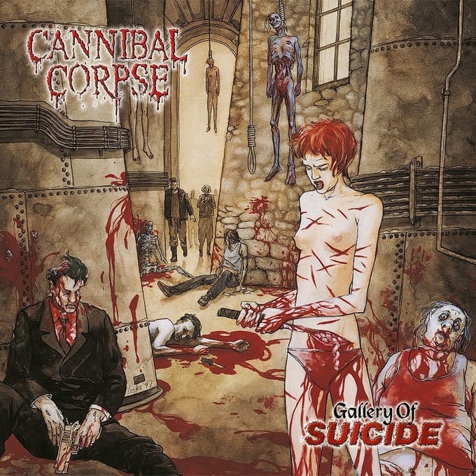 Cannibal Corpse LP - Gallery of suicide - voor Geen - standaard