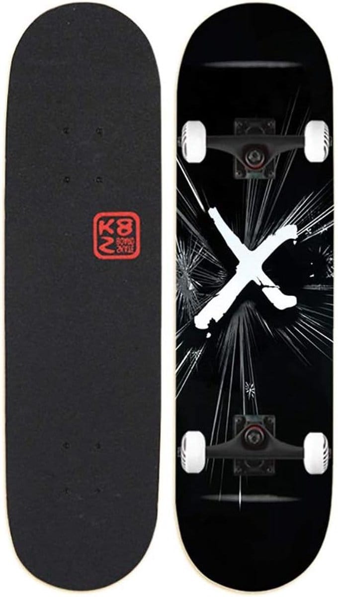 Complete Skateboards - Cruiser Pro Board - Stunts en Tricks - 8 Lagen Esdoorn Dek - 31 x 8 Inch