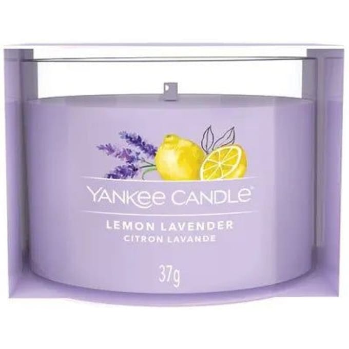 Yankee Candle Lemon Lavender Votive Candle In Glass 37 G