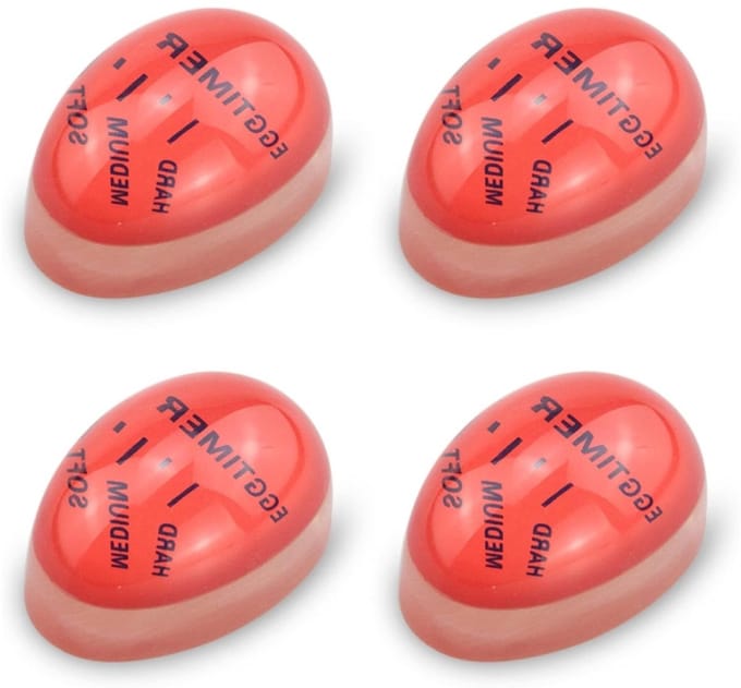 EXCITAT Eierwekker - Egg timer - Selecteer de gaarheid van eieren door temperatuur - 4 stuks