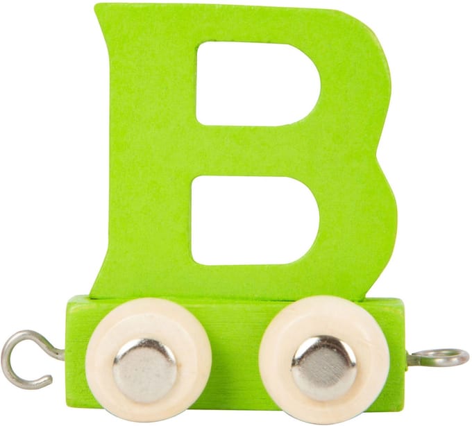 Small Foot - Wooden Letter Train Color - B