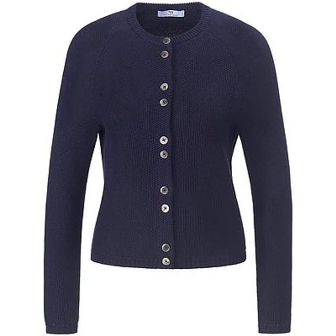 Vest 100% SUPIMA®-katoen Van Peter Hahn blauw