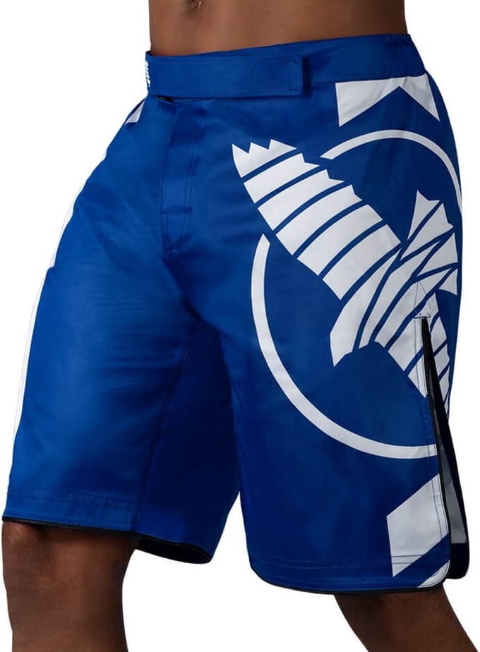 Hayabusa Icon Fight Shorts - Blauw / Wit - Maat S