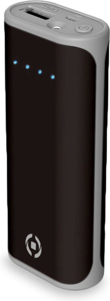 Powerbank Daily 5000, Zwart - Celly